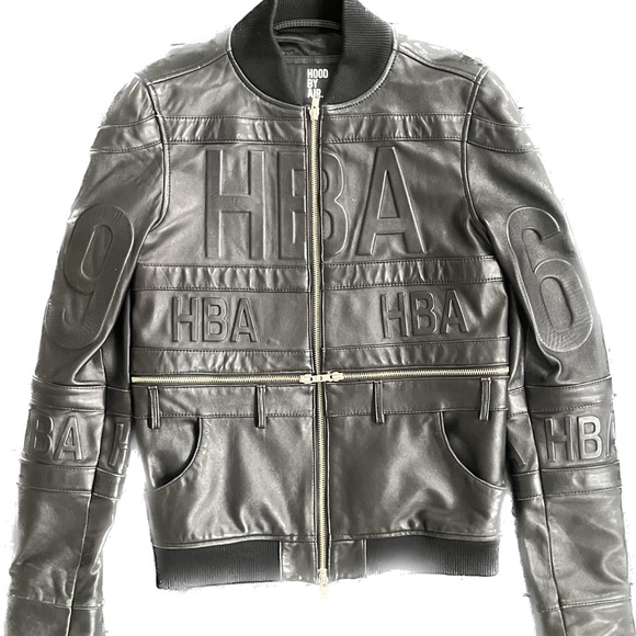 Small Hood by air S/S 2015 leather jacket with embossed letters
Barely worn - Picture 4 of 7